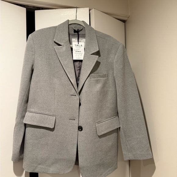 We Are Tala T/ALA Everyday Tailoring Oversized Blazer - Iron Grey Marl XS - Picture 2 of 3